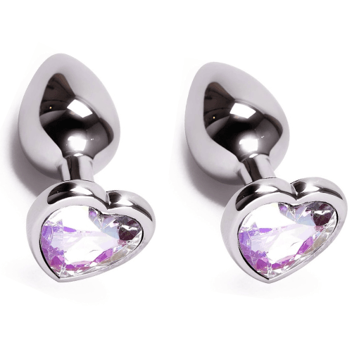 Metal Butt Plug Small Size Heart Shape AT-003 - Image 2