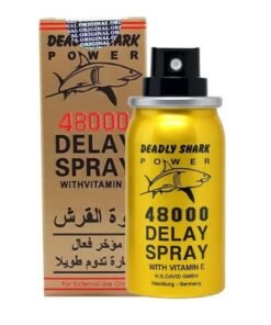 deadly shark power 48000 delay spray for men (150 sprays)