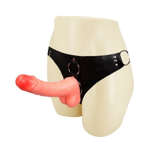 realistic solid strap on dildo