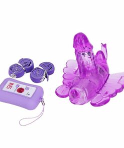 18 Mode Wireless Wearable Butterfly Strap-on Dildo Vibrator for Women