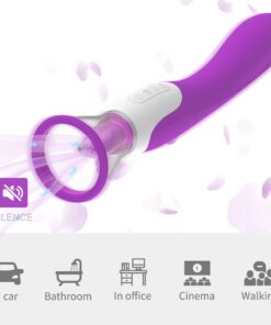 how to use 3 In 1 Automatic Licking And Sucking Pussy Pump Adult Toy 7 Vibration+Heating Purple