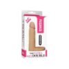58 inches ultra soft double penetration cock ring with vibrating dildo