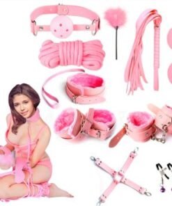 adulttoys-india-10-pieces-bdsm-bondage-kit-pink