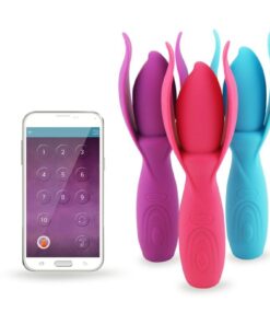 APP-Control Lotus Wand Vibrating Massager USB Rechargeable