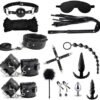 beginners-bdsm-restraints-14-pcs-bondage-kit-black