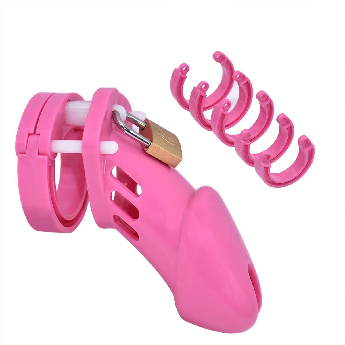 CB-6000 PINK Male Chastity Device Penis Lock Male Chastity