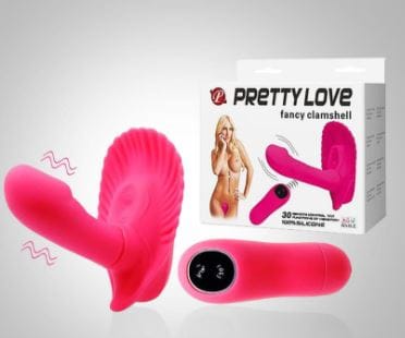 Fancy Remote Control Clamshell - 30 Function Vibrator For Women
