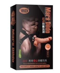 new-mars-strap-on-hollow-penis-dildo-for-men