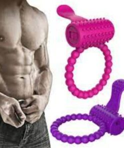 Penis Vibrating Cock Extender Ring Delay Ejaculation Sex Men Toys