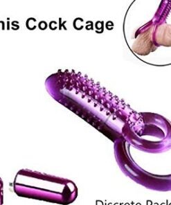 silicone-flexible-vibrator-penis-ring-clit-stimulator-double-ring-delay