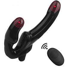 wireless-remote-control-vibrating-strapless-strap-on-dildo-lesbian-sextoy-black