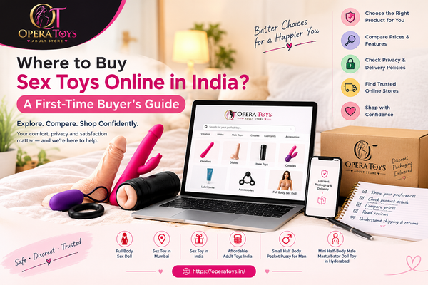Where to Buy Sex Toys Online in India? First-Time Buyer's Guide